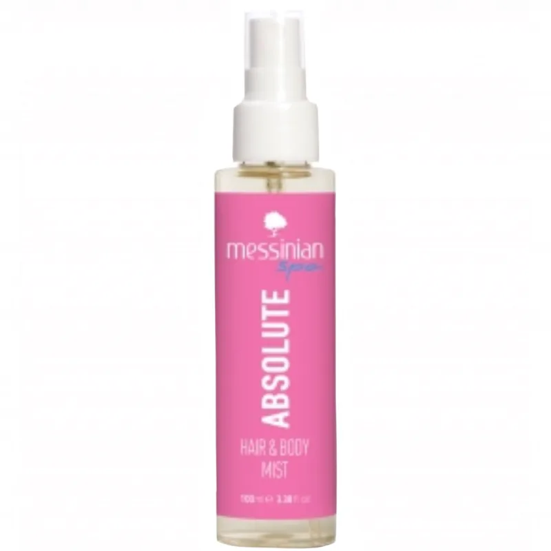 Messinian Spa Absolute Hair & Body Mist Ενυδατικό Σπρέι για Μαλλιά & Σώμα με μια Απαλή Φρουτώδη Φρεσκάδα για Άνεση, Ζεστασιά & Προσωπικότητα 100ml
