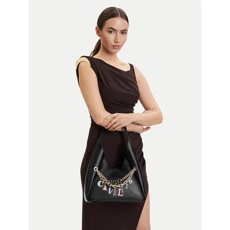 Τσάντα Just Cavalli 80RA4BE5 ZSD85 Μαύρο