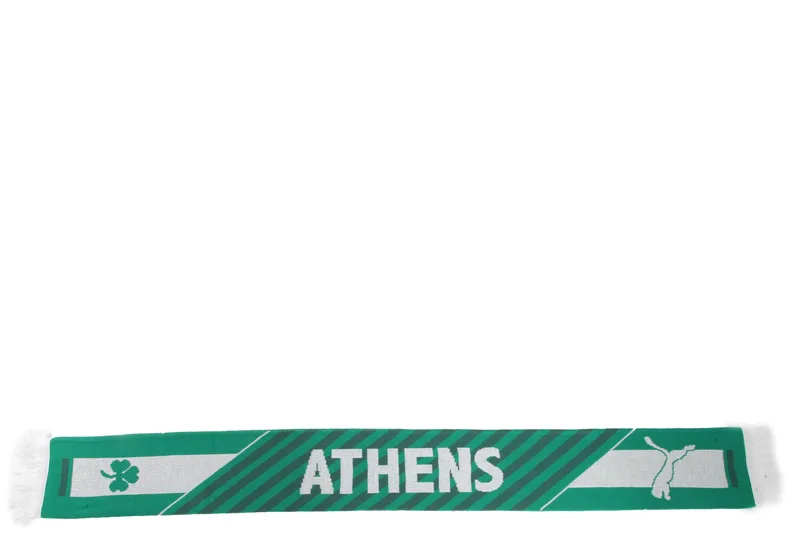 Panathinaikos Puma Κασκόλ Πλεκτό Με Κρόσσια 053175-01