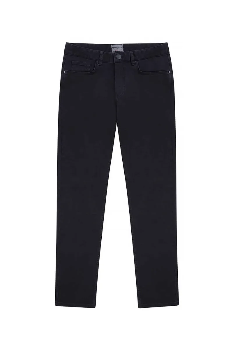 Prince Oliver ανδρικό τζιν παντελόνι πεντάτσεπο Comfort Slim - 10569004 Μαύρο