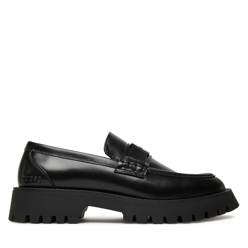 Loafers Guess FMTGOR LEA14 Μαύρο