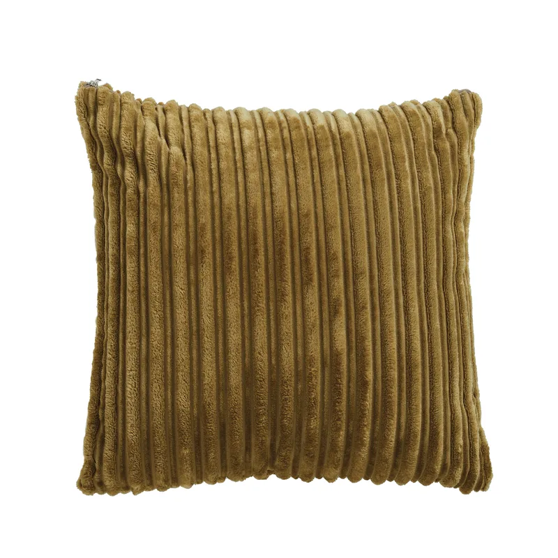 Διακοσμητικό Μαξιλάρι Fleece 40x40εκ. Throws 1180 Λαδί Das Home (Ύφασμα: Polyester, Χρώμα: Λαδί) - Das Home - 533540401180