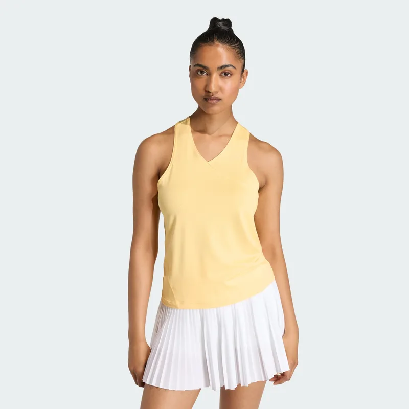 adidas Club Tennis Climacool V-Neck Γυναικείο Αμάνικο T-Shirt (9000259680_91533)