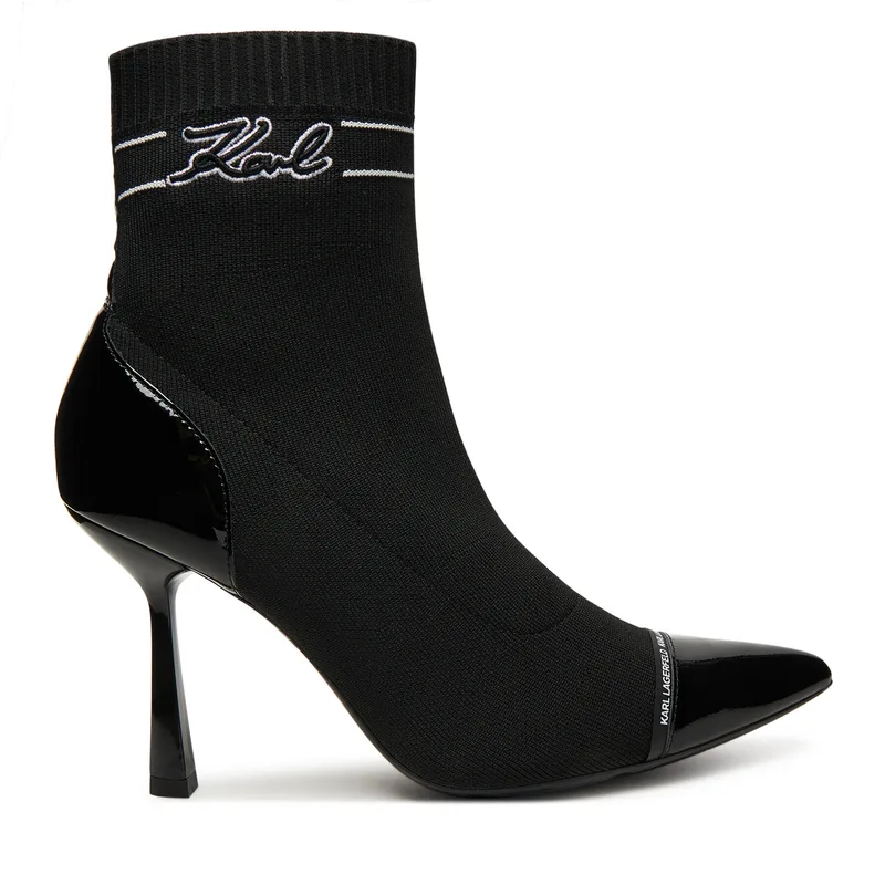Μποτάκια KARL LAGERFELD Pandara KL31357 Μαύρο