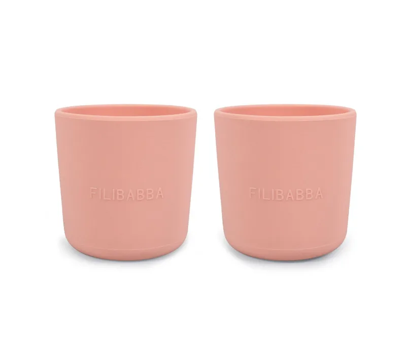 Filibabba Silicone Cup 2 Pack - Peach