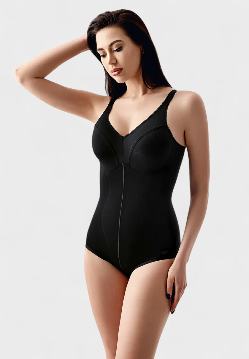 Γυναικείος Κορσές Body New Bra Διαμόρφωση Μέσης & Μηρών Μαύρο NB9605-1-Μαύρο