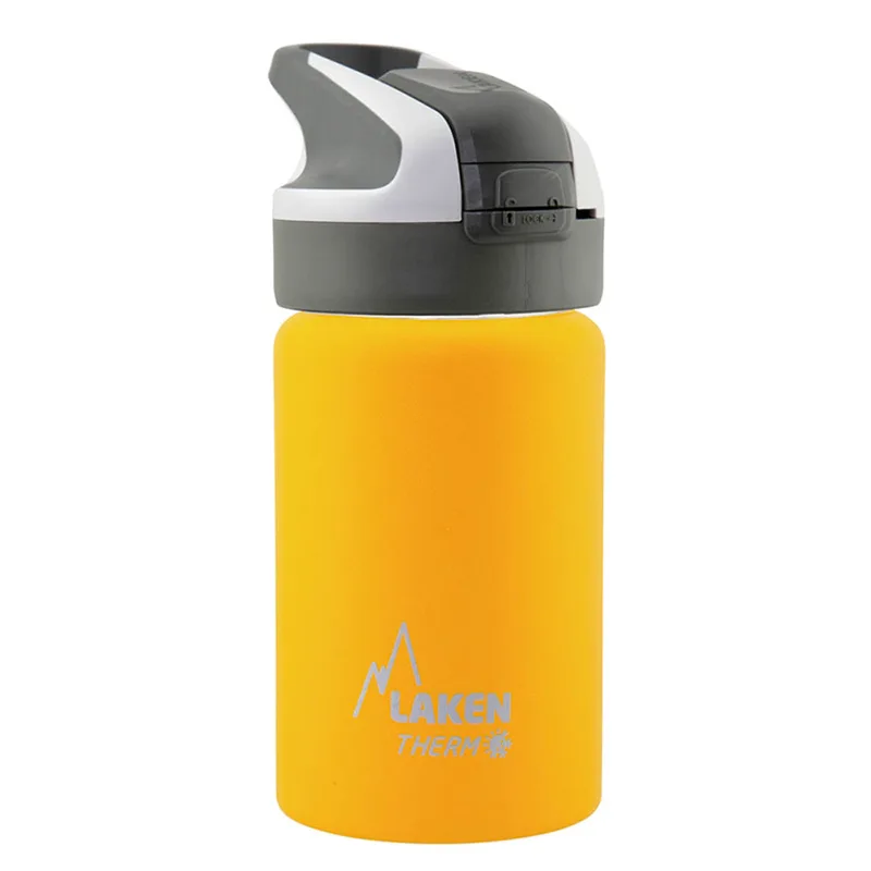 Παγούρι - Θερμός 350ml Με Καλαμάκι Laken Κίτρινο