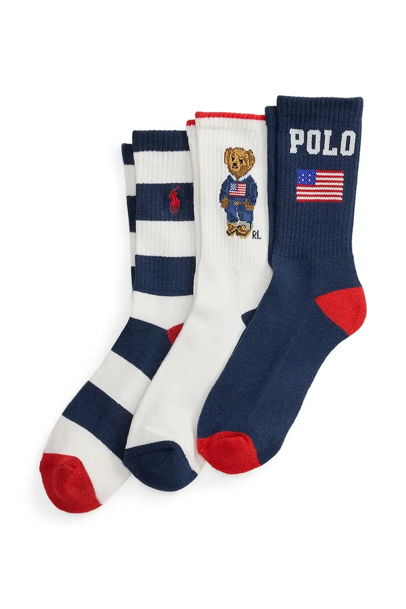 Παιδικές κάλτσες Polo Ralph Lauren 3-pack