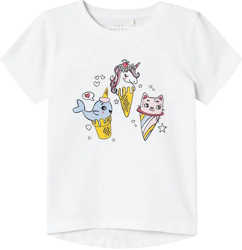 T-SHIRT NAME IT 13228145 NMFVIX ΛΕΥΚΟ (98 CM)-(3 ΕΤΩΝ)