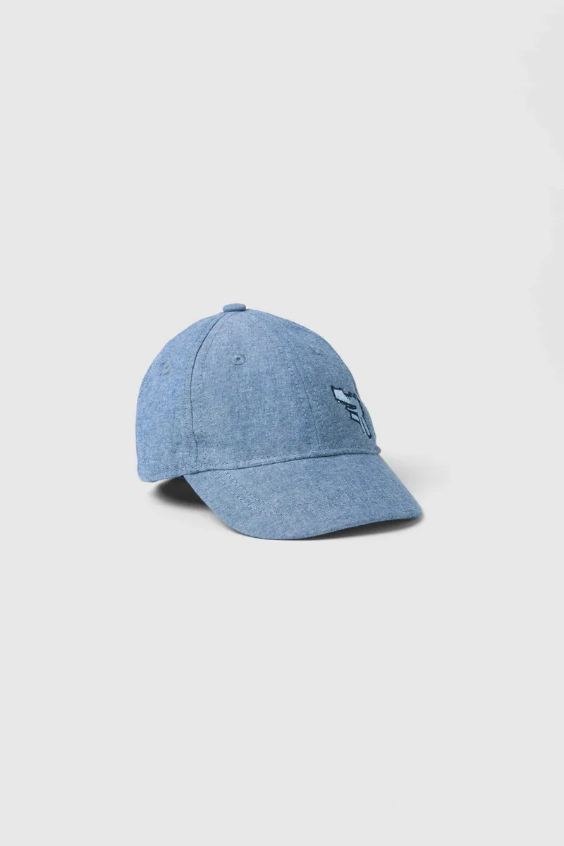 OVS βρεφικό καπέλο με κέντημα - 002616743 Denim Blue