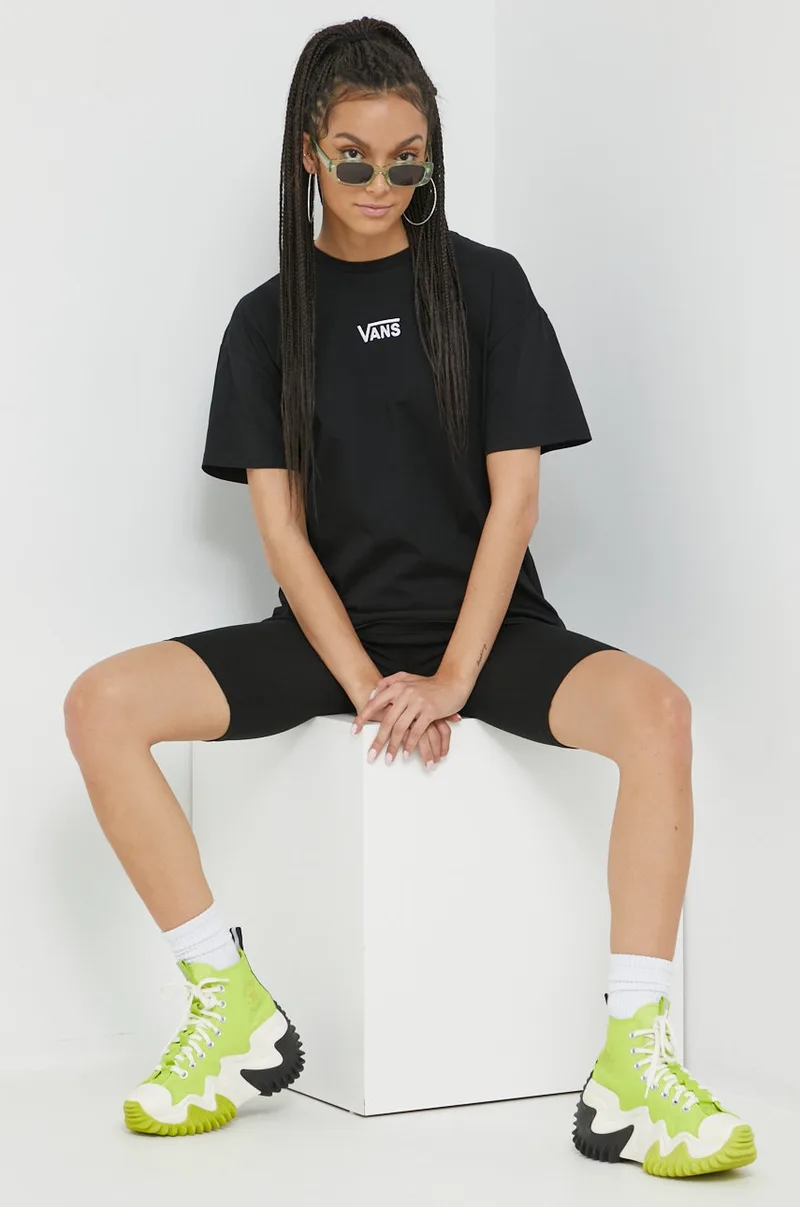 Βαμβακερό μπλουζάκι Vans