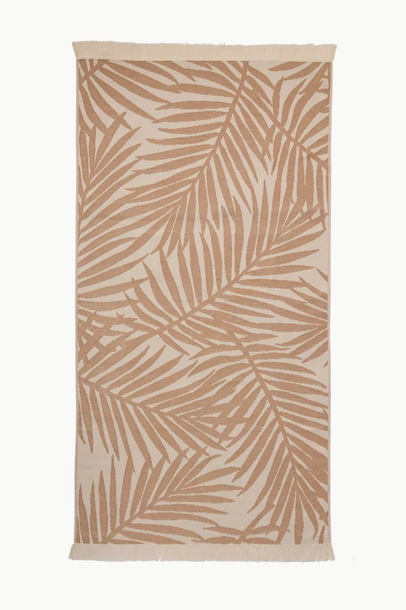 Coincasa unisex πετσέτα θαλάσσης jacquard 90 x 170 cm - 006815740 Μπεζ