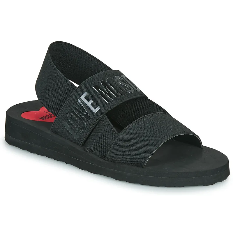 Σανδάλια με πλατφόρμα Love Moschino ELASTIC BICOLOR