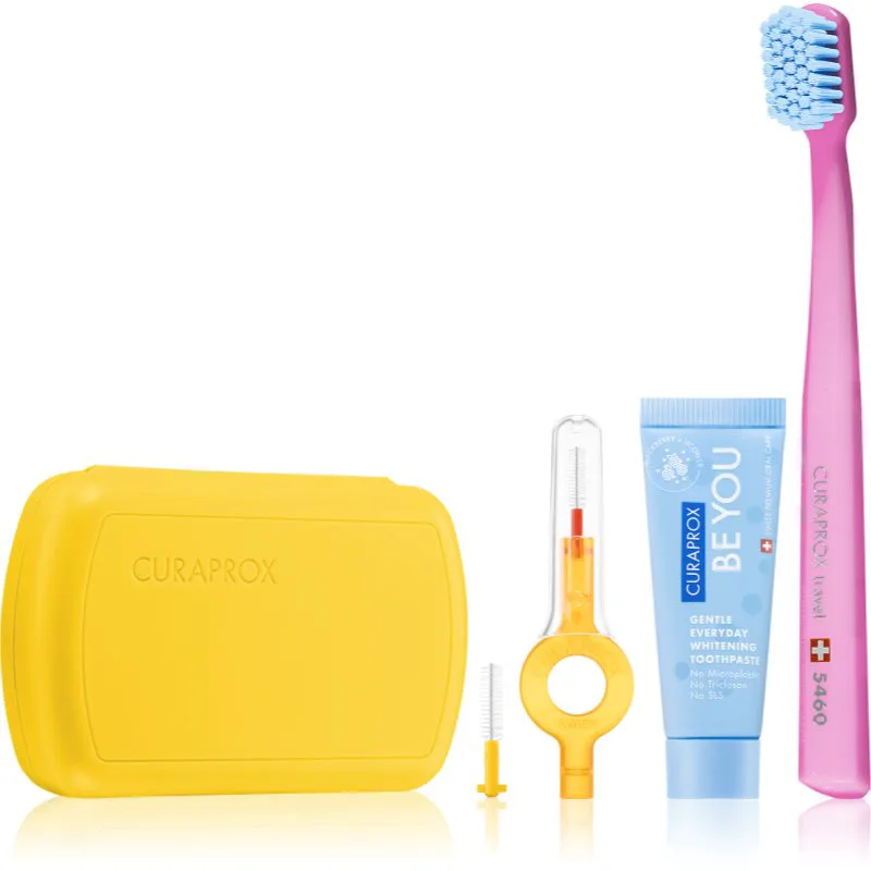 Curaprox Travel Set ταξιδιωτικό σετ σε δόντια, γλώσσα και ούλα