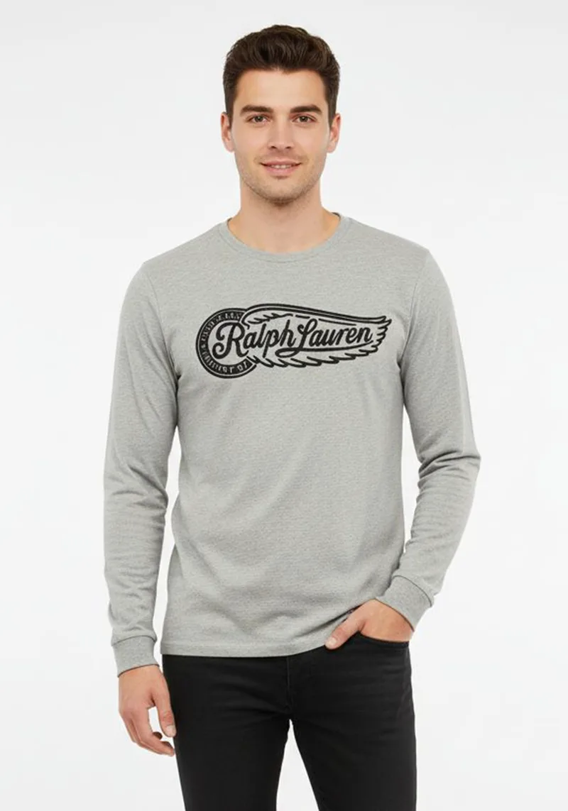 Polo Ralph Lauren Μπλούζα της σειράς Jersey - M16 LTNIH CCJ31 A5GSH Grey