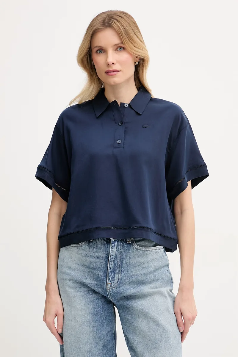 Lacoste πόλο γυναικείο με lyocell