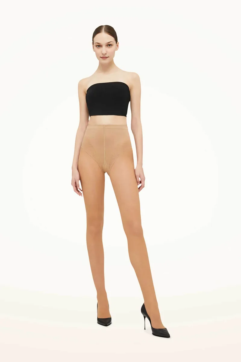 Wolford γυναικείο καλσόν μονόχρωμο - 18517 Μπεζ