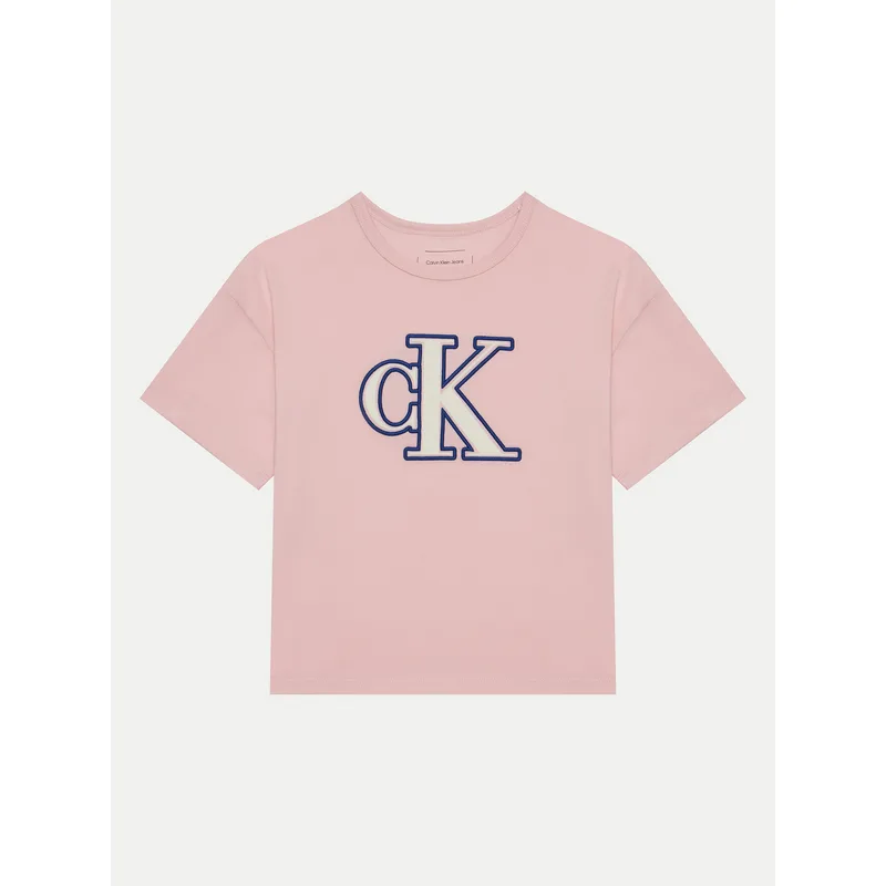 Calvin Klein Jeans T-Shirt IG0IG02806 Ροζ Boxy Fit