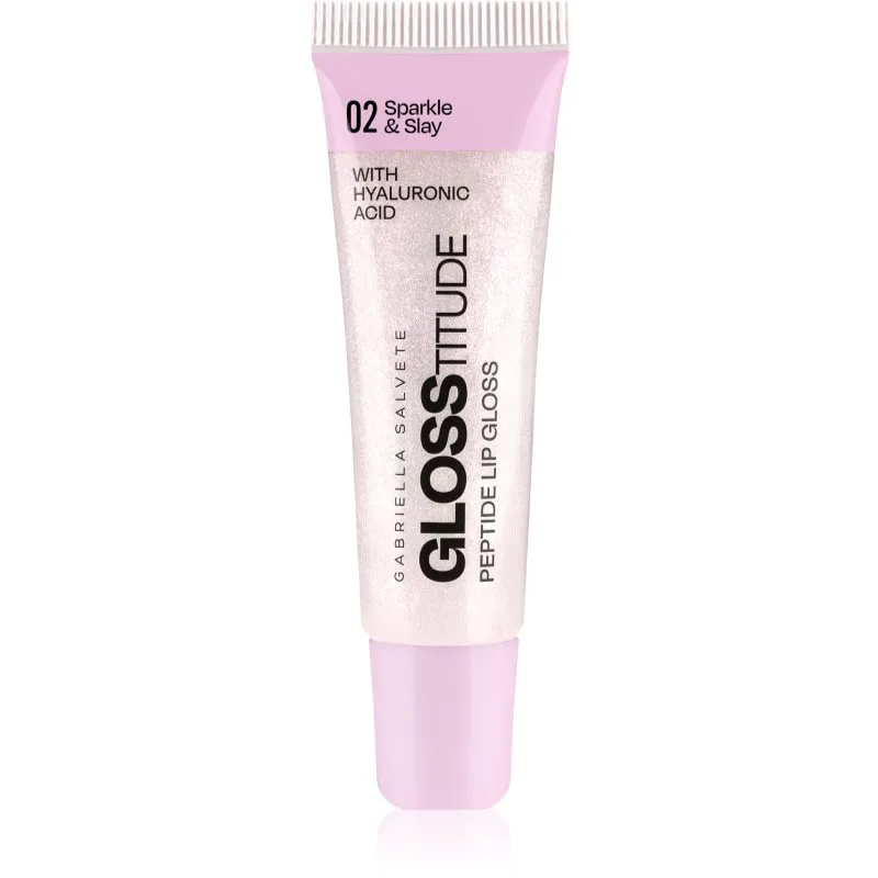Gabriella Salvete Glosstitude Peptide Lip Gloss ενυδατικό λιπ γκλος απόχρωση 02 Sparkle & Slay 10 ml