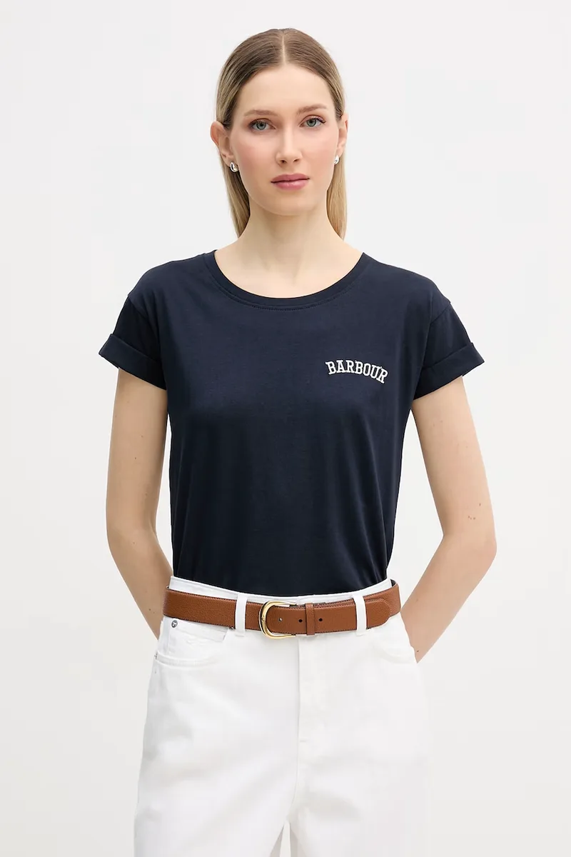 Barbour Βαμβακερό μπλουζάκι Barbour