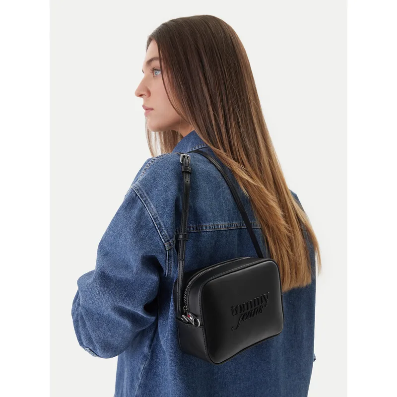 Τσάντα Tommy Jeans Tjw Must Camera Bag AW0AW18451 Μαύρο