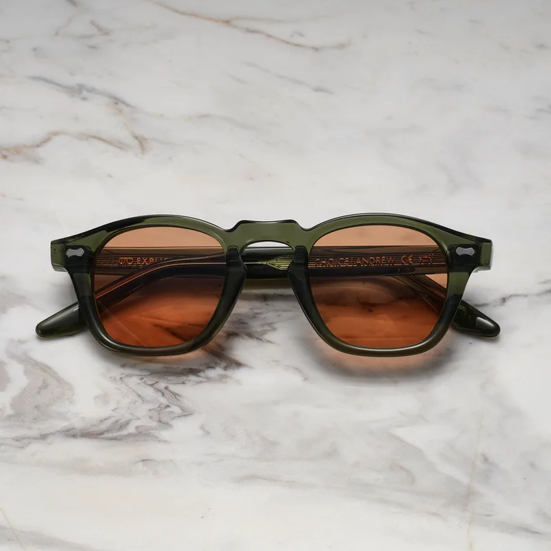 ANDREW A14EP11 - ANDREW - GREEN - BROWN Sunglasses | Green | Brown Shades | Explicit Poets Sunglasses