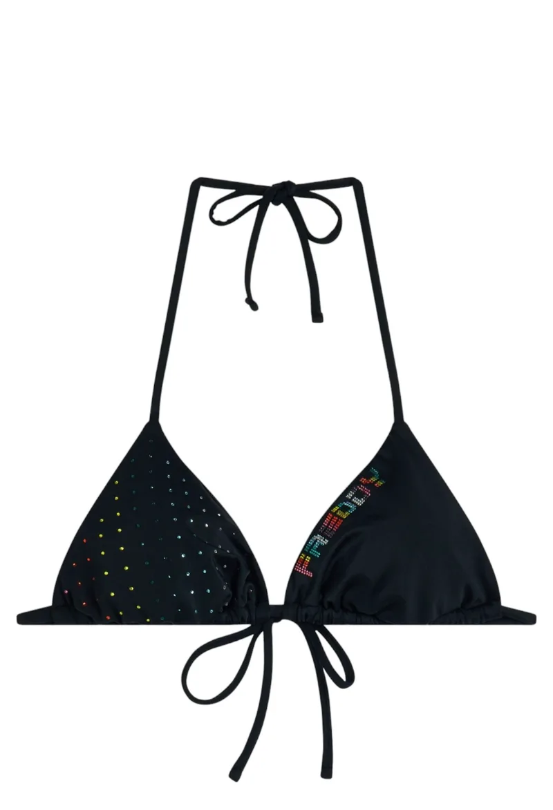 Μαγιό Σουτιέν Freddy Triangle Strass FRY1WTP02-BLACK Γυναικείο