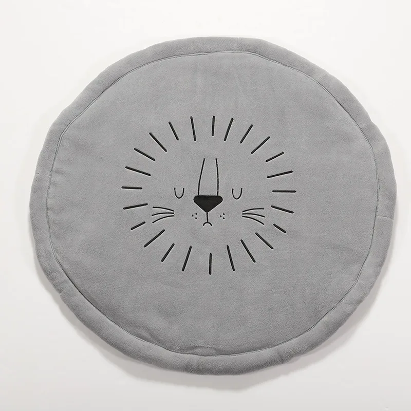 Παιδικό Χαλί Φ90 Nef Nef Sleeping Lion Grey