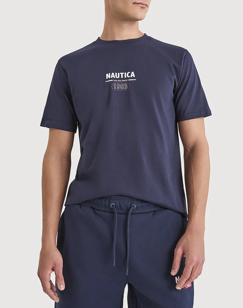 NAUTICA ΜΠΛΟΥΖΑ T-SHIRT ΚΜ Sirena T-Shirt 3NCN1V03945-459 DarkBlue