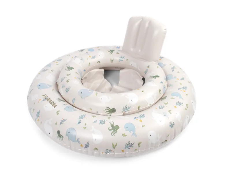 Filibabba Swim Baby Ring Christian's Whale Tales