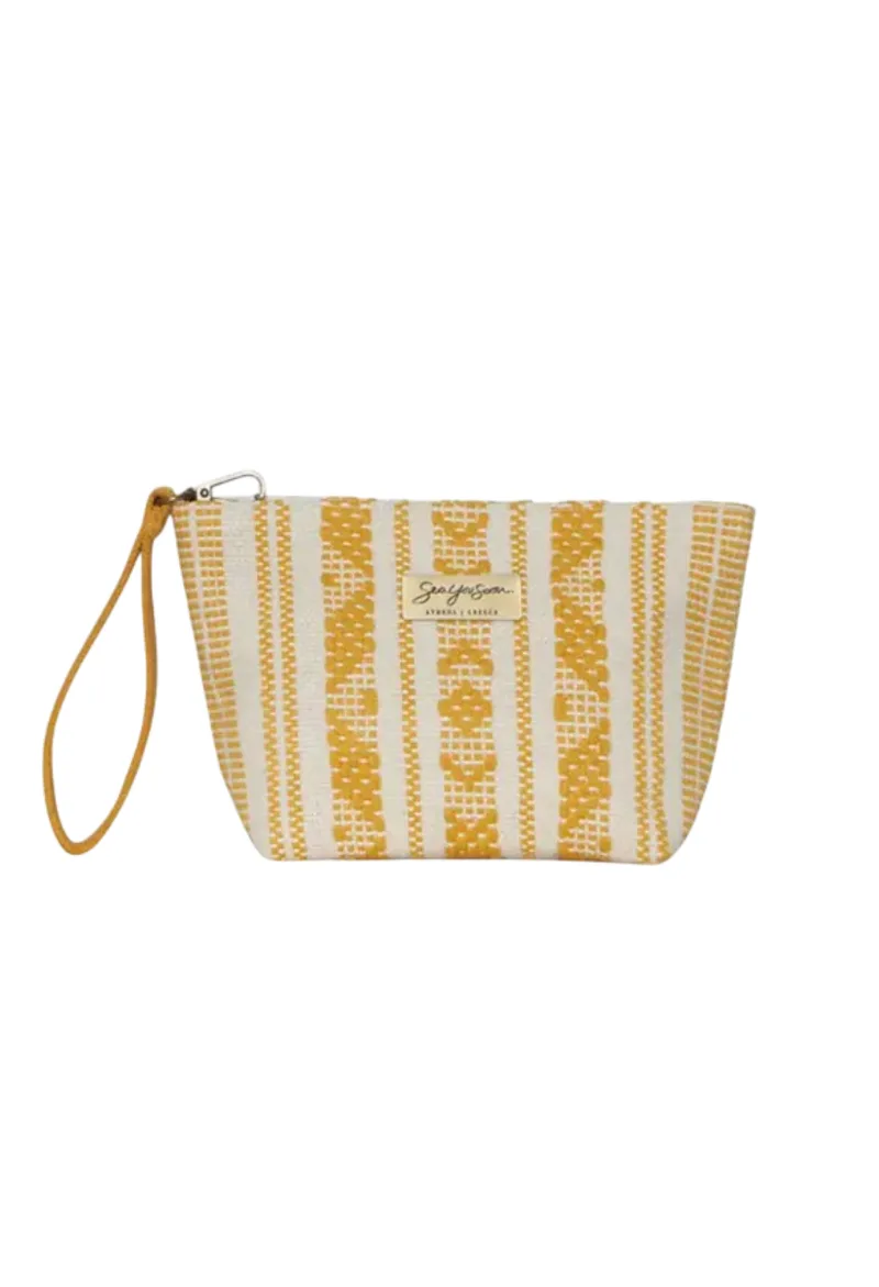 ΓΥΝΑΙΚΕΙΑ ΤΣΑΝΤΑ SEA YOU SOON VELASSARU MINI CLUTCH ΚΙΤΡΙΝΟ