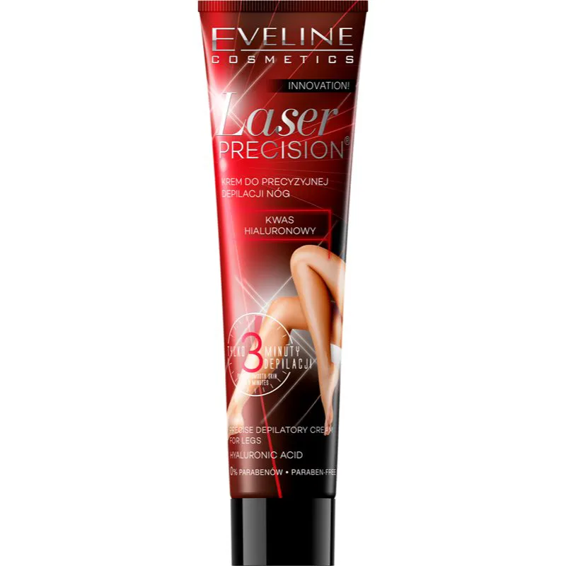 Eveline Cosmetics Laser Precision αποτριχωτική κρέμα για τα πόδια για ξηρό και ευαίαισθητο δέρμα 125 ml