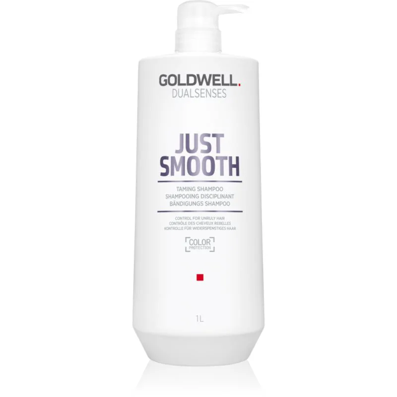 Goldwell Dualsenses Just Smooth λειαντικό σαμπουάν για ατίθασα μαλλιά 1000 ml