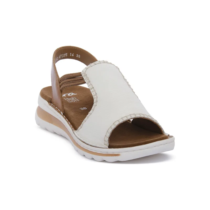 Σανδάλια με πλατφόρμα Ara CERVO CALF BIANCO