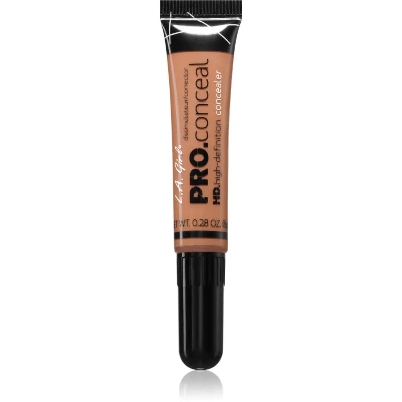 L.A. Girl Cosmetics HD Pro. Conceal υγρό κονσίλερ απόχρωση Medium Bisque 8 γρ