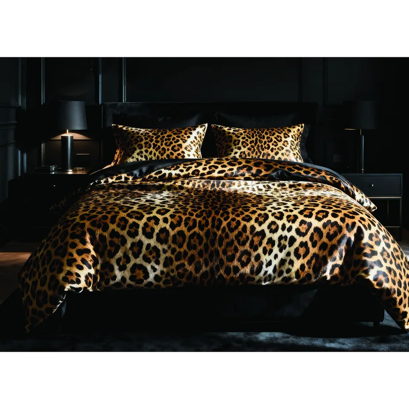 Σετ σεντ υ/δ χλ leo 2*240χ260cm 2*50x70cm 100% cottosatin 210tc