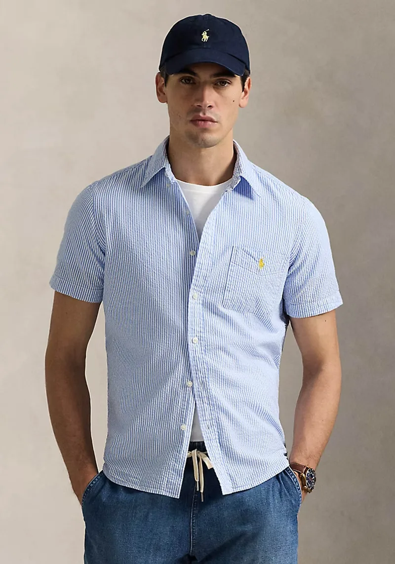 Polo Ralph Lauren Πουκάμισο της σειράς Striped Seersucker - 710906574 002 Blue