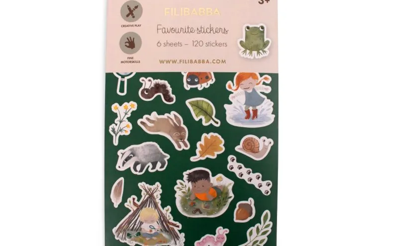 Filibabba Favourite Stickers – Forest Friends