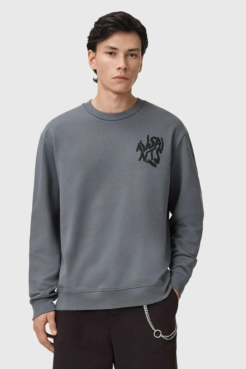 AllSaints Βαμβακερή μπλούζα AllSaints ORLANDO