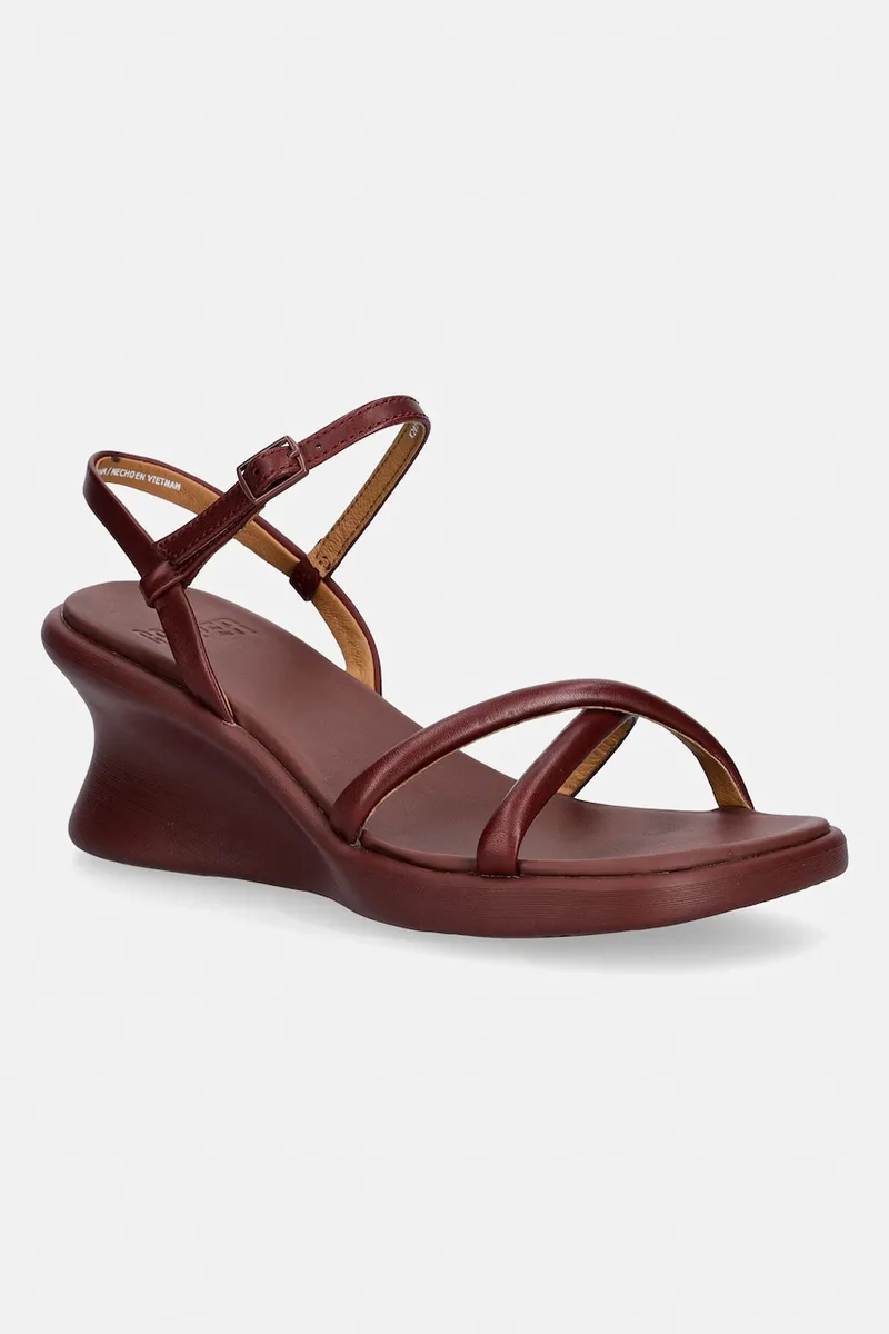 Camper σανδάλια σε σφήνα δερμάτινα Louise Sandal