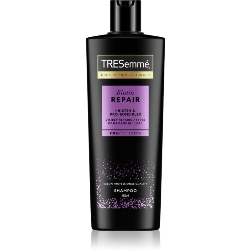 TRESemmé Biotin Repair δυναμωτικό σαμπουάν για ταλειπωρημένα μαλλιά 400 ml