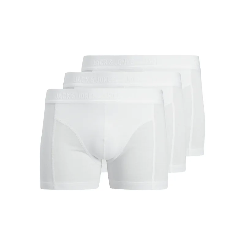 Jack & Jones Σετ μποξεράκια Waistband 12127816 Λευκό