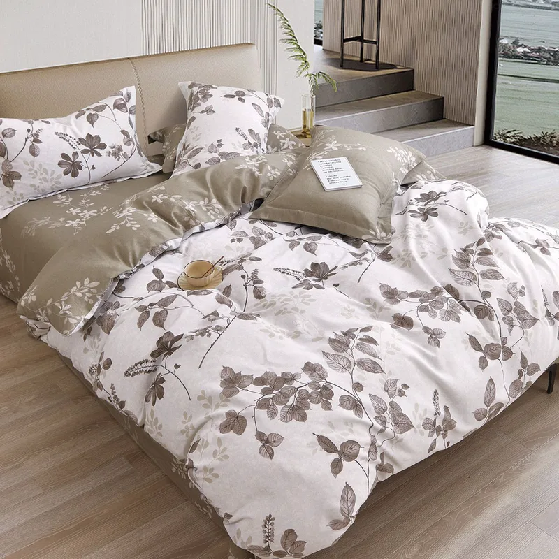 Beauty Home Σετ παπλωματοθήκη υπέρδιπλη Art 12275 Alcestis 230x250 Μόκα