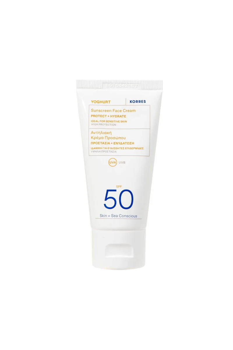 Korres Γιαούρτι Αντηλιακή Κρέμα Προσώπου Spf 50 50 ml - 21012550
