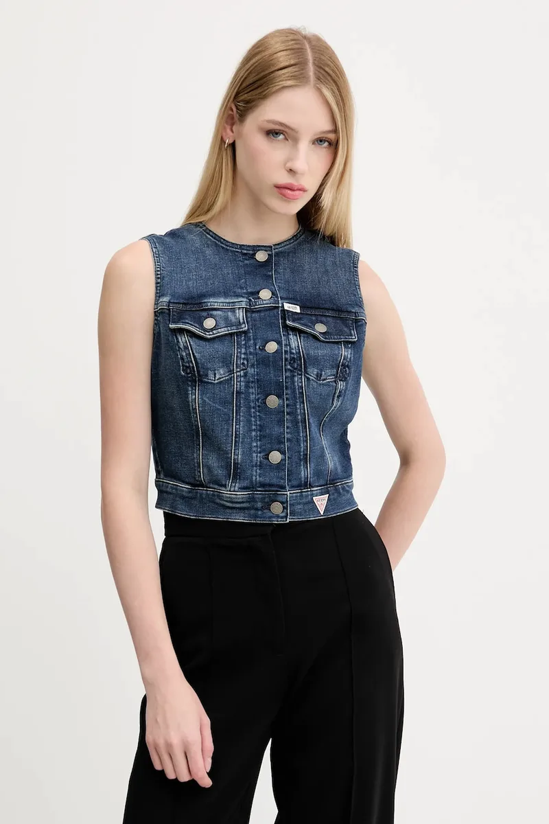 Γιλέκο τζιν Guess Originals