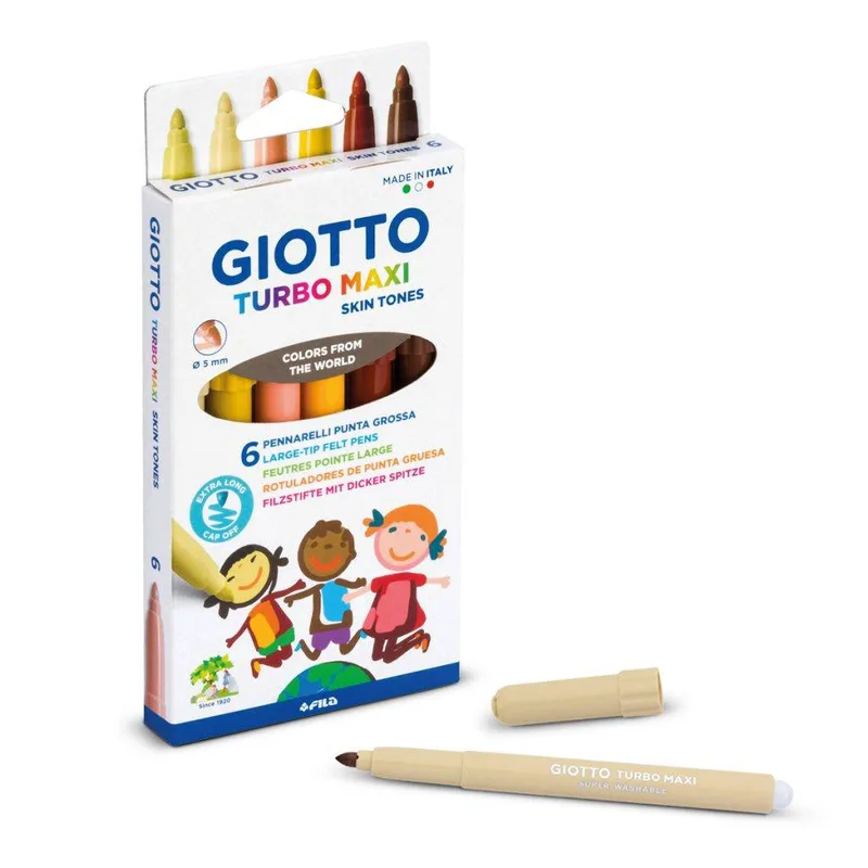 F527000 ΜΑΡΚΑΔΟΡΟΙ GIOTTO TURBO MAXI SKINTONES ΜΕ ΧΟΝΤΡΗ ΜΥΤΗ