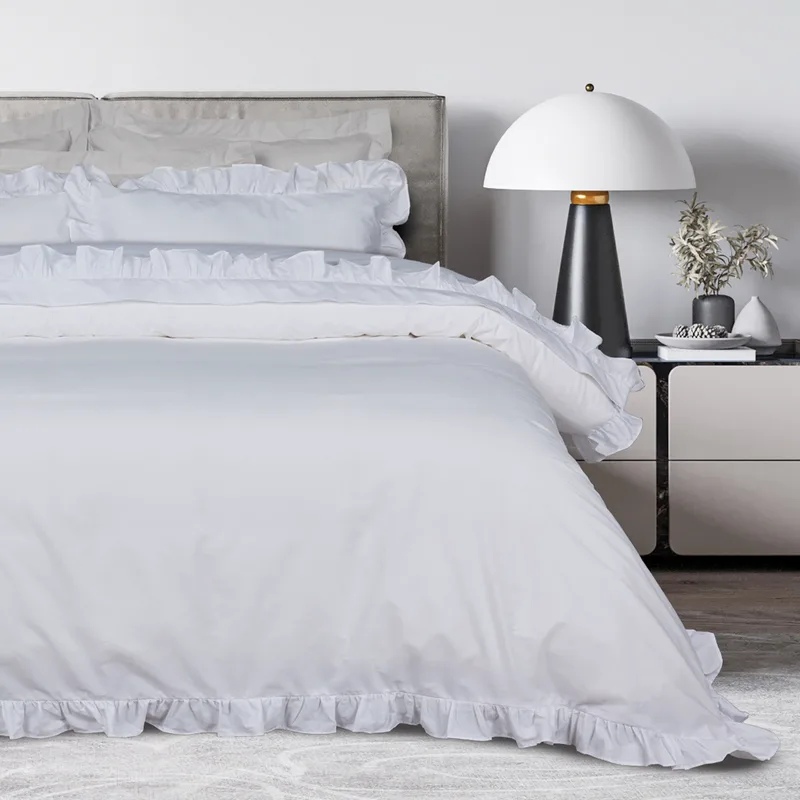 Σετ Σεντόνια Υπέρδιπλα 4 Τεμαχίων Das Home 3174 White 240x270