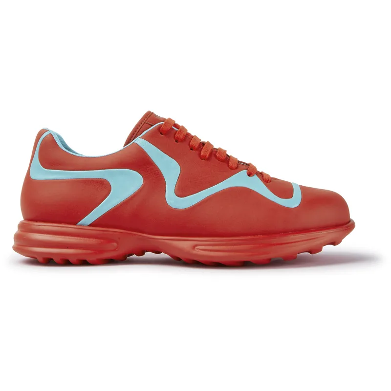 CAMPER Twins - Sneakers Για Ανδρικα - Κόκκινο, Μέγεθος 39, Smooth leather