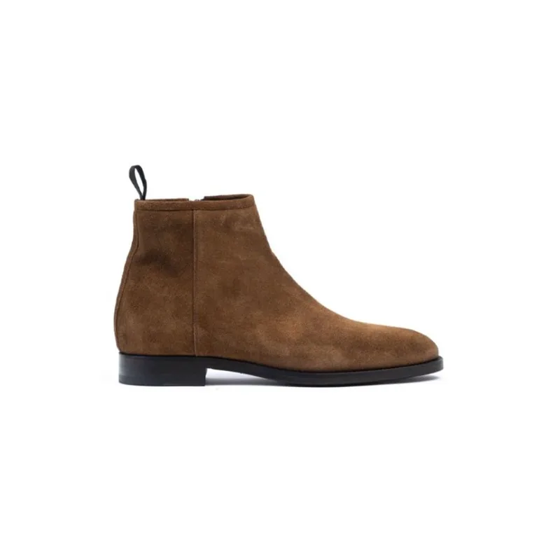 PHILIPPE LANG Ανδρικό Καφέ Handmade Brown Castor Boots