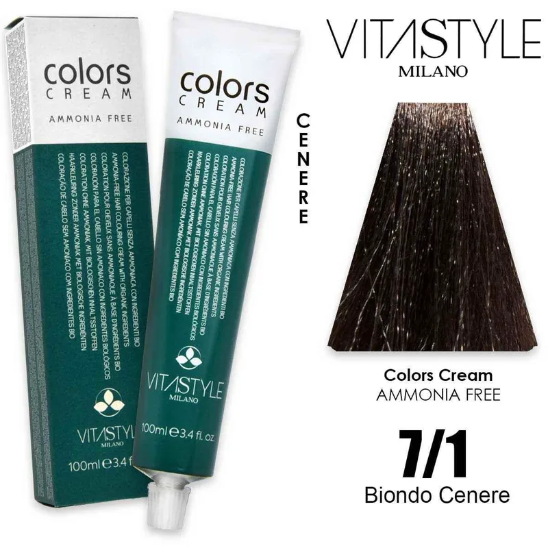 Vitastyle Ammonia-free cream hair dye 100 ml 7.1